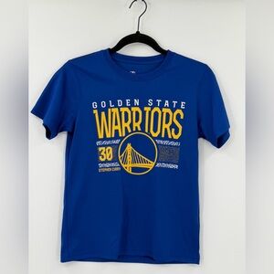Golden State Warriors Stephen Curry #30 Youth Shirt Size M (10-12) Blue NBA Tee